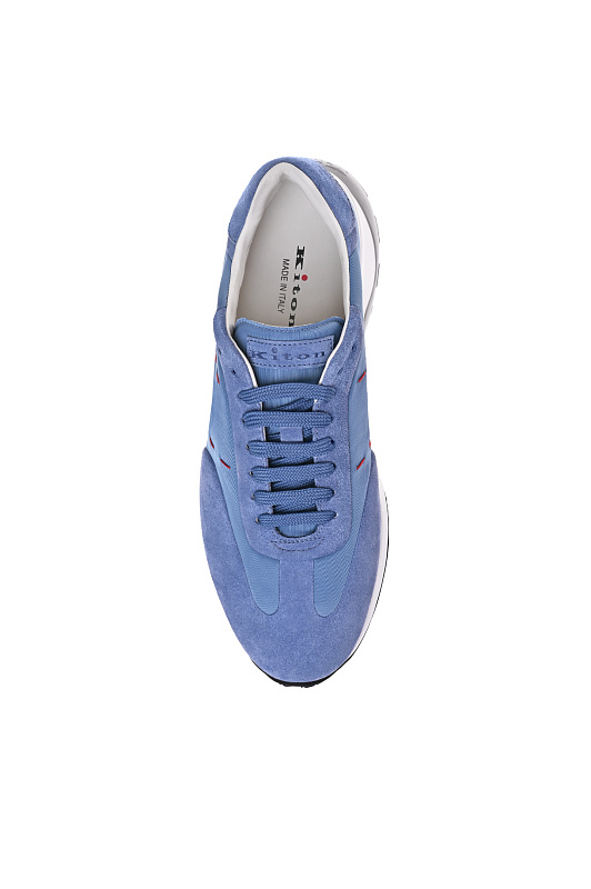 Нейлоновые кроссовки Эва KITON Голубой Мужской USSA374N013330 Нейлоновые кроссовки Эва KITON Голубой Мужской USSA374N013330