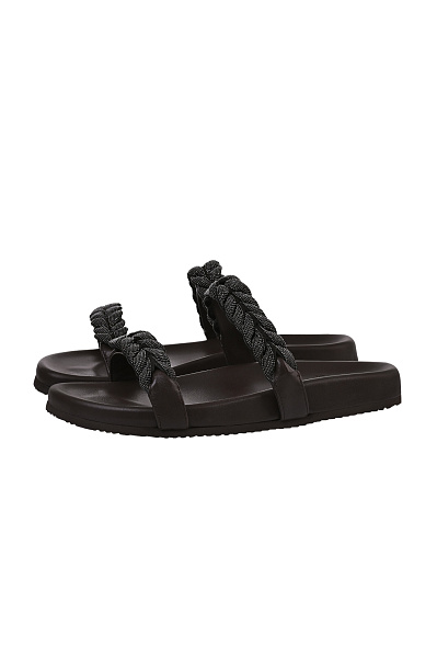 Кожаные пантолеты BRUNELLO  CUCINELLI