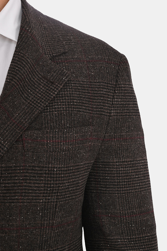 Костюм классический BRUNELLO CUCINELLI Темно-коричневый Мужской MV464LDTH Костюм классический BRUNELLO CUCINELLI Темно-коричневый Мужской MV464LDTH
