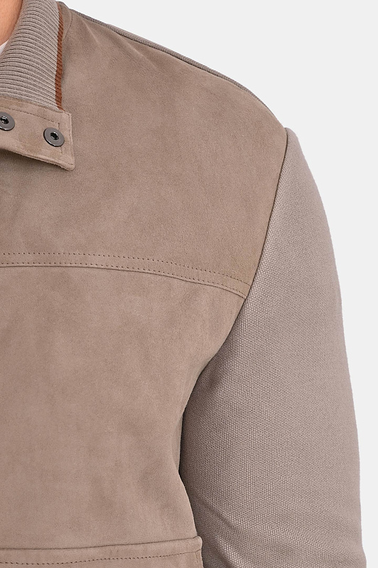 Куртка с накладными карманами CANALI Бежевый Мужской O70491LE00298 Куртка с накладными карманами CANALI Бежевый Мужской O70491LE00298