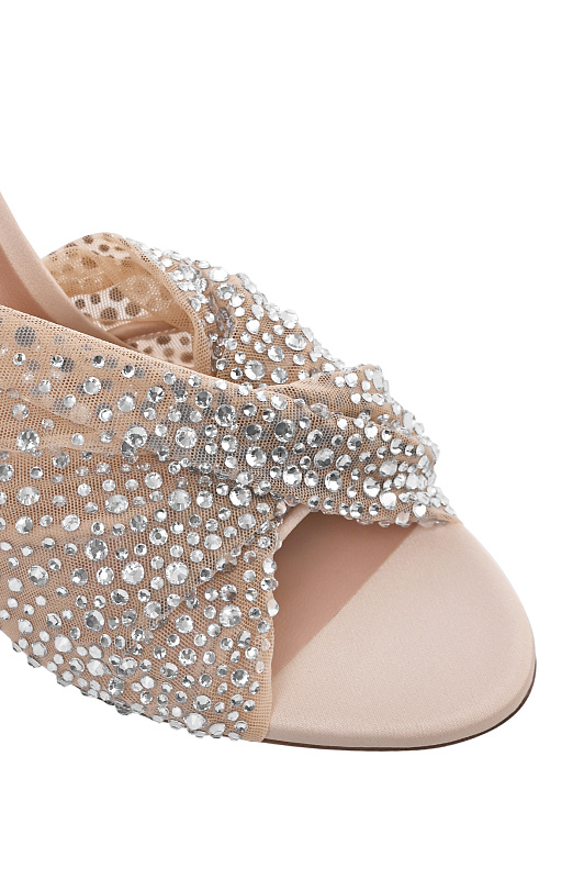 Декорированные босоножки GEDEBE Бежевый Женский MARIEL MULE 105