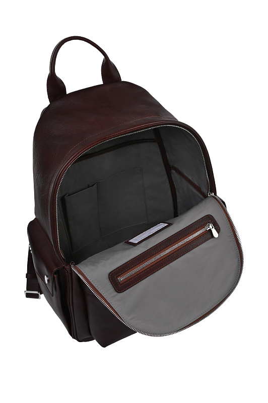 Кожаный рюкзак BRUNELLO  CUCINELLI Коричневый Мужской MBCIBU243J