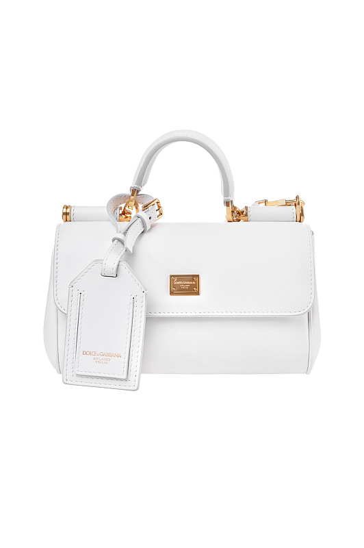 Компактная сумка с клапаном DOLCE & GABBANA Белый Женский BB7864 B7321 Компактная сумка с клапаном DOLCE & GABBANA Белый Женский BB7864 B7321