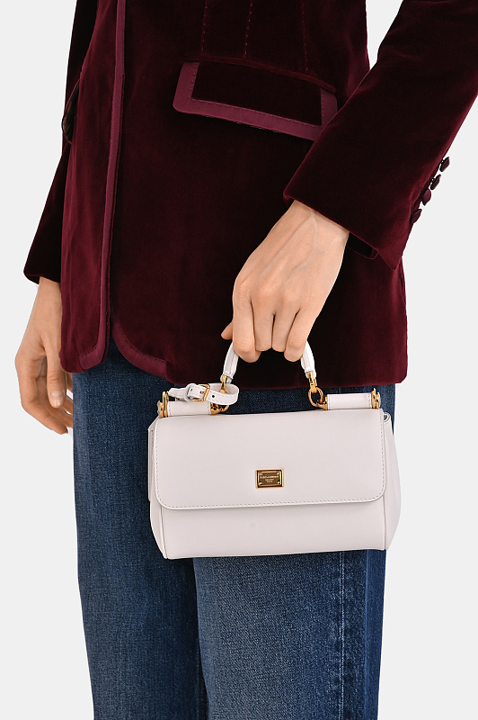 Компактная сумка с клапаном DOLCE & GABBANA Белый Женский BB7864 B7321 Компактная сумка с клапаном DOLCE & GABBANA Белый Женский BB7864 B7321