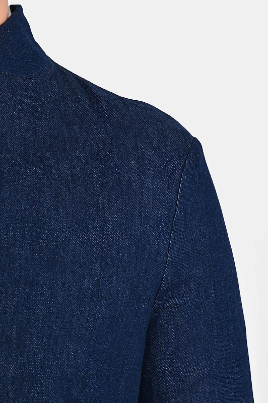 Хлопковая куртка KITON Темно-синий Мужской UW2331AV0832H02002 Хлопковая куртка KITON Темно-синий Мужской UW2331AV0832H02002